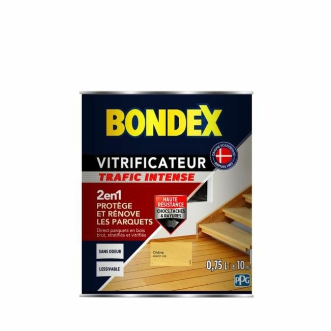 Verniz vitrificante Bondex Parquet Raso Rovere 750 ml | Cliccandoshop.it